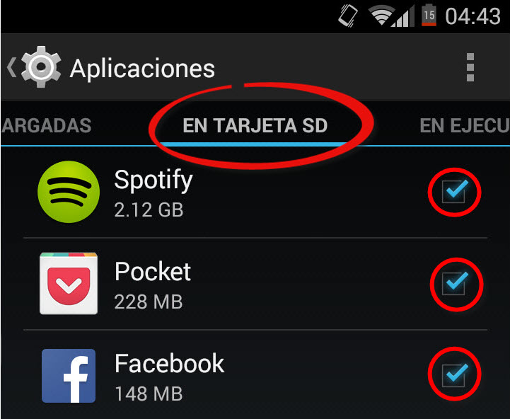 Descargar aplicaciones play store en tarjeta sd