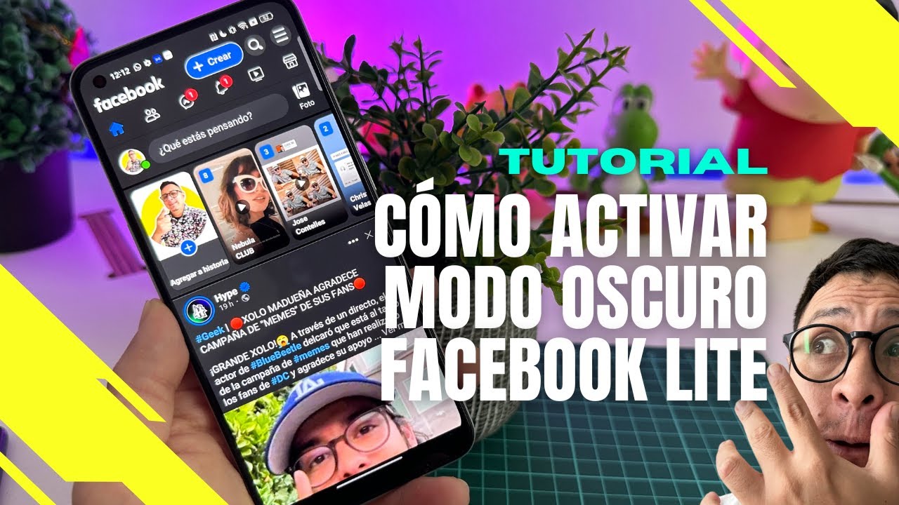 Activar modo oscuro en Facebook Lite Activar modo oscuro en Facebook Lite