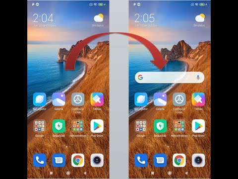 Añadir barra de búsqueda de Google en la pantalla principal de Redmi