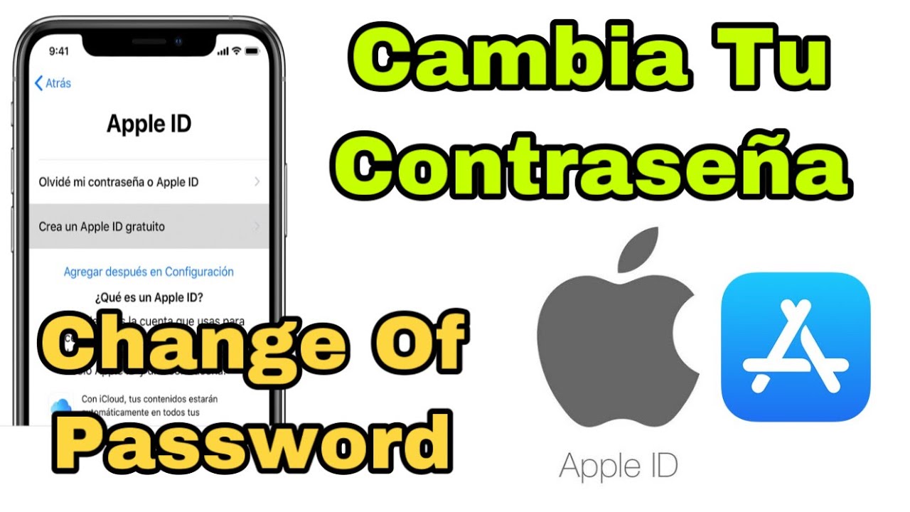 Cambiar contraseña de Apple ID en iPhone Cambiar contraseña de Apple ID en iPhone