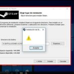 Carpeta de Destino de Steam Debe Estar Vacía SOLUCIÓN Carpeta de Destino de Steam Debe Estar Vacía SOLUCIÓN