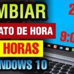 Cómo cambiar entre formatos de hora (12 horas y 24 horas) en Windows 10 Cómo cambiar entre formatos de hora (12 horas y 24 horas) en Windows 10