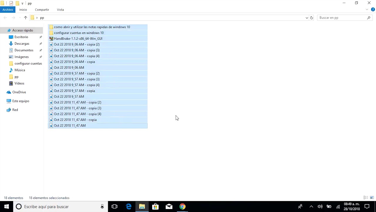 Cómo clasificar y seleccionar archivos y carpetas en Windows 10 [Tutorial]