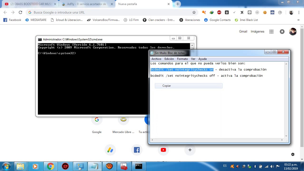 Cómo deshabilitar firma de controladores en Windows 7