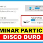 Cómo eliminar una partición de disco en Windows 10 Cómo eliminar una partición de disco en Windows 10