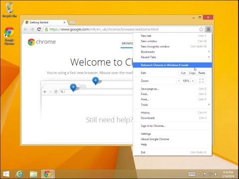 Cómo instalar Google Chrome en Windows 8 / Windows 8.1.