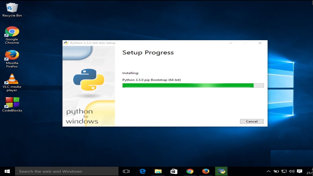 Cómo instalar Python 3.6 en Windows 10 Cómo instalar Python 3.6 en Windows 10