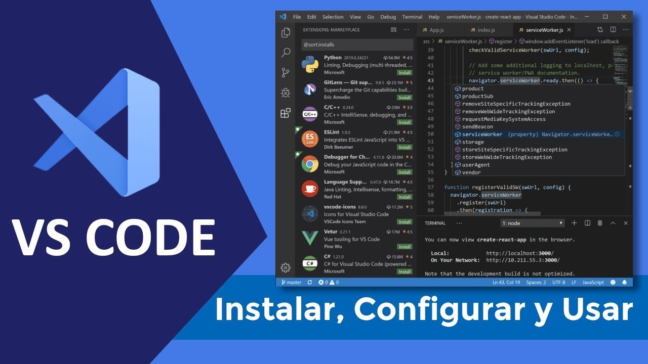 Cómo instalar Visual Studio Code en Windows 10