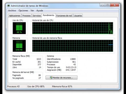 Cómo solucionar alto uso de memoria RAM en Windows 7 [Tutorial]
