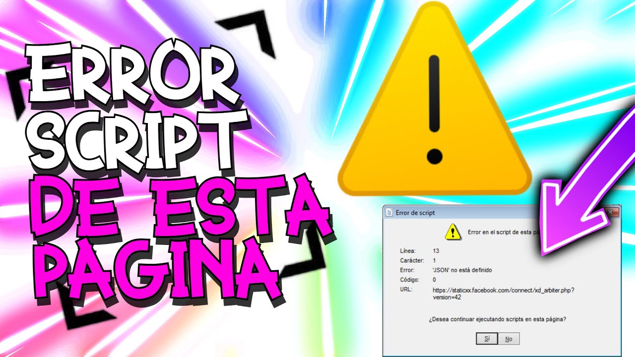 Cómo solucionar el Error de script ocurrido en el script de esta página en Windows 11/10 PC