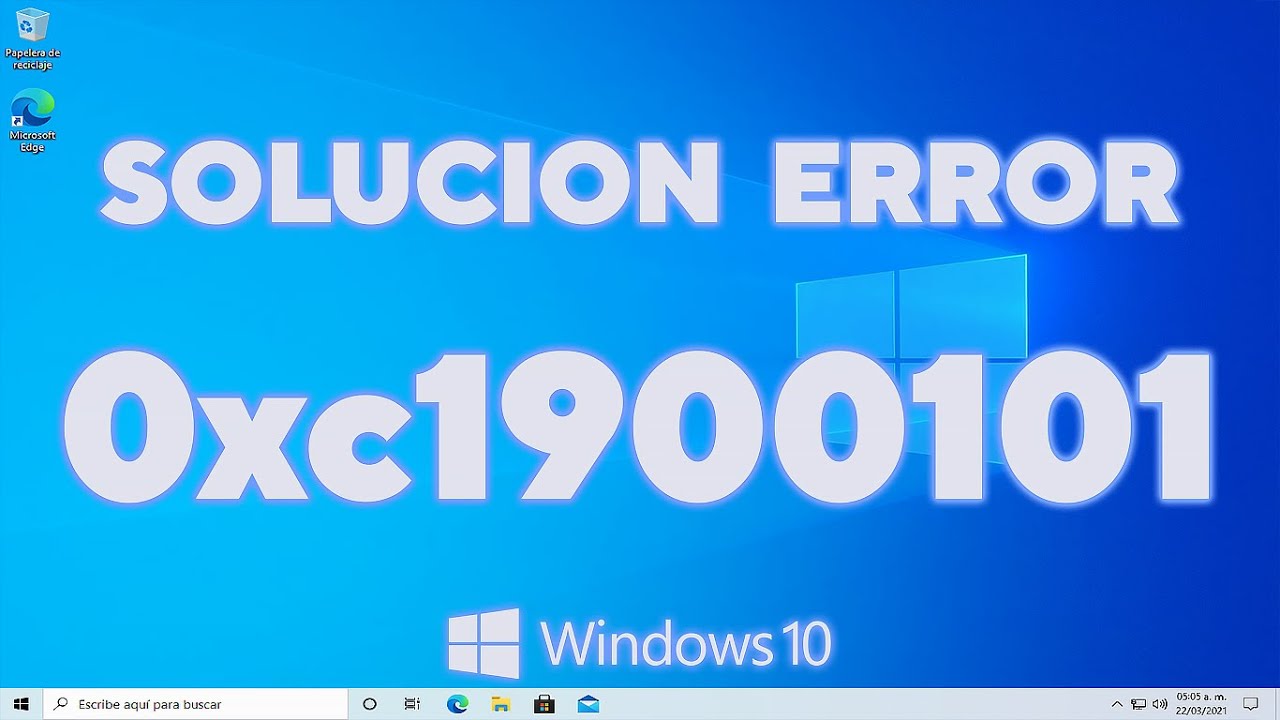 Cómo solucionar error de actualización de Windows 10 0xC1900101 [Tutorial]