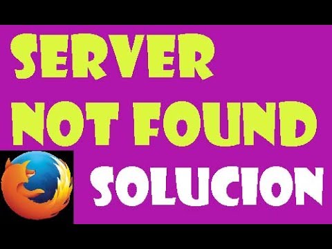 Cómo solucionar Servidor no encontrado en Mozilla Firefox Cómo solucionar Servidor no encontrado en Mozilla Firefox