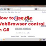 Cómo utilizar el control WebBrowser en C# Cómo utilizar el control WebBrowser en C#