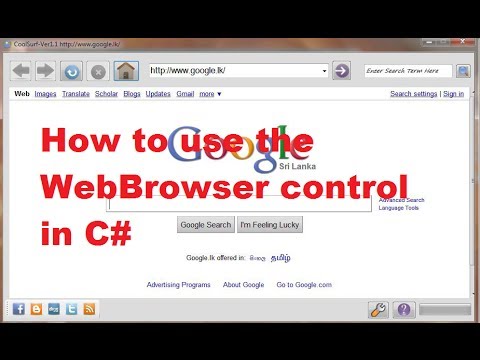 Cómo utilizar el control WebBrowser en C#