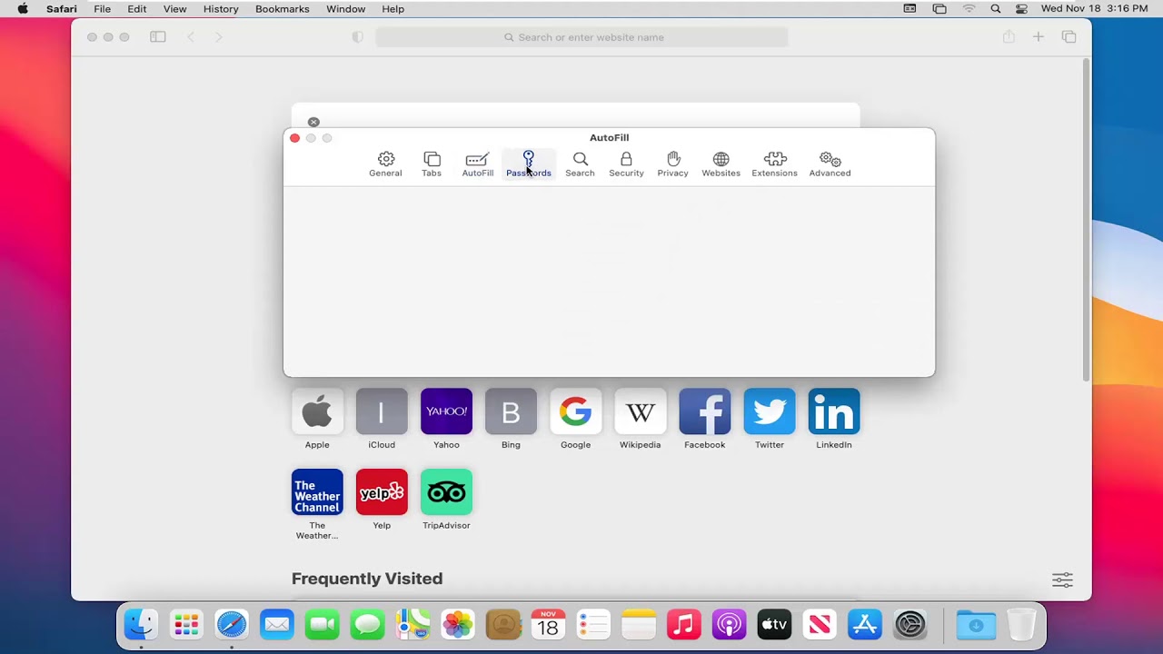 Configuración de Safari en macOS Big Sur [Tutorial]