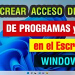 Crear accesos directos en Windows 11 Crear accesos directos en Windows 11
