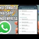 Crear cuenta de empresa en WhatsApp