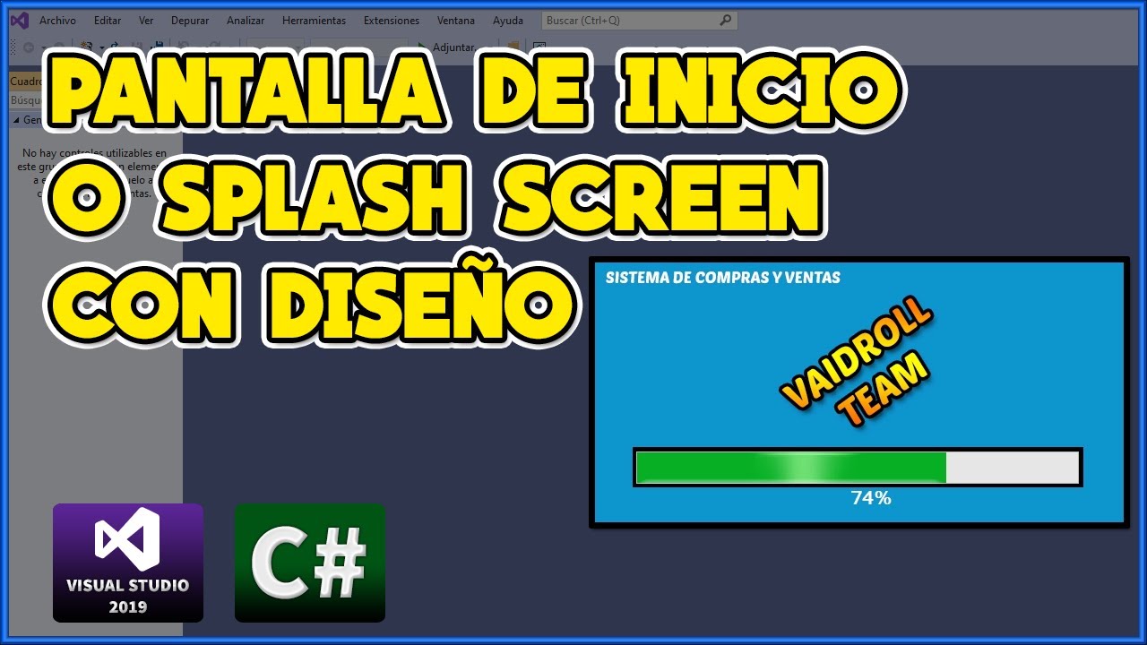 Crear Pantalla de Inicio en C#