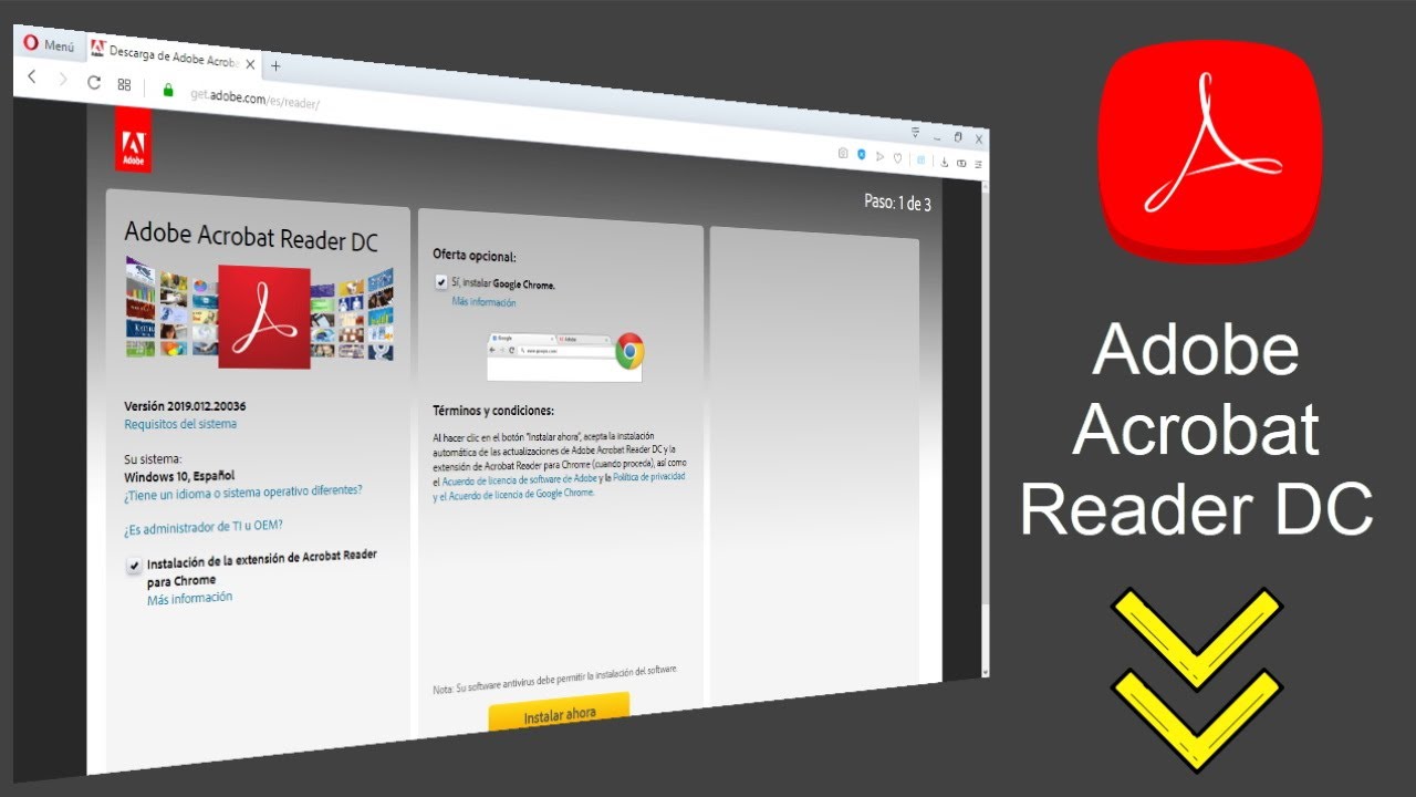 Descargar e Instalar Adobe Acrobat Reader DC para Windows 10/8/7