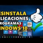 Desinstalar programas en Windows 10 | Desinstalar aplicaciones en Windows 10 Desinstalar programas en Windows 10 | Desinstalar aplicaciones en Windows 10
