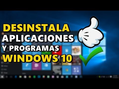 Desinstalar programas en Windows 10 | Desinstalar aplicaciones en Windows 10 Desinstalar programas en Windows 10 | Desinstalar aplicaciones en Windows 10