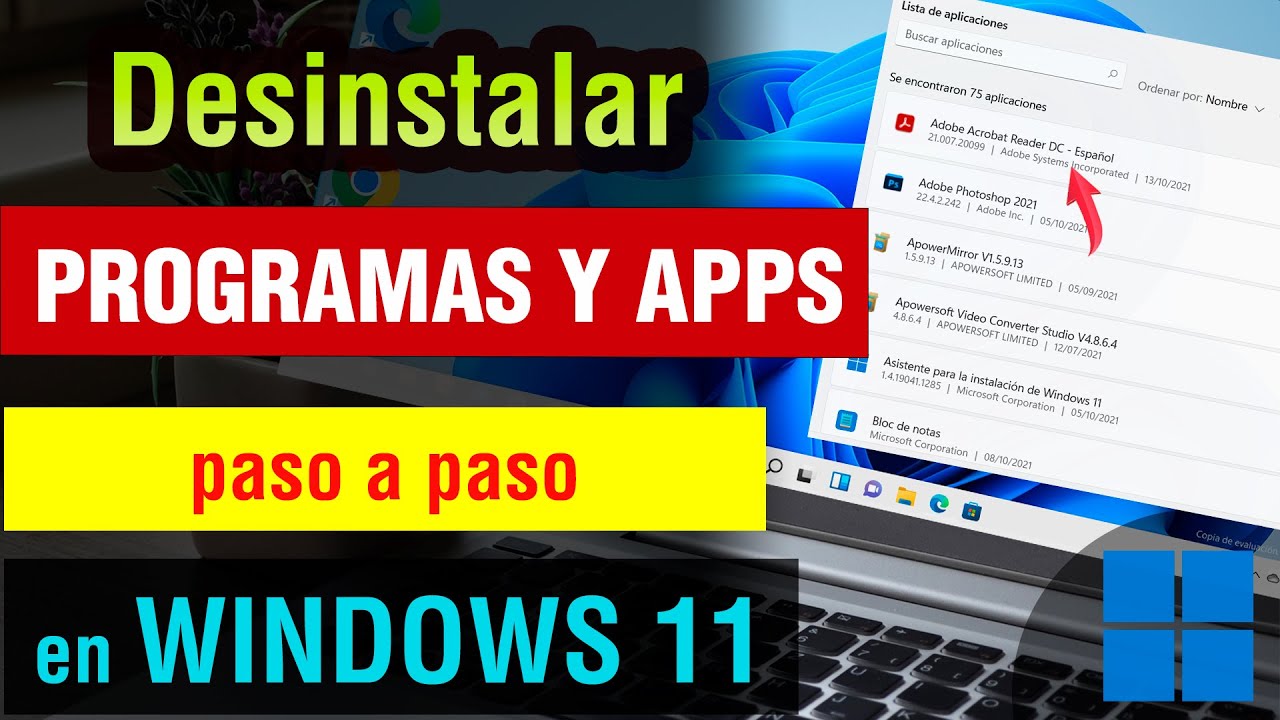 Desinstalar programas en Windows 11 | Desinstalar aplicaciones en Windows 11. Desinstalar programas en Windows 11 | Desinstalar aplicaciones en Windows 11.