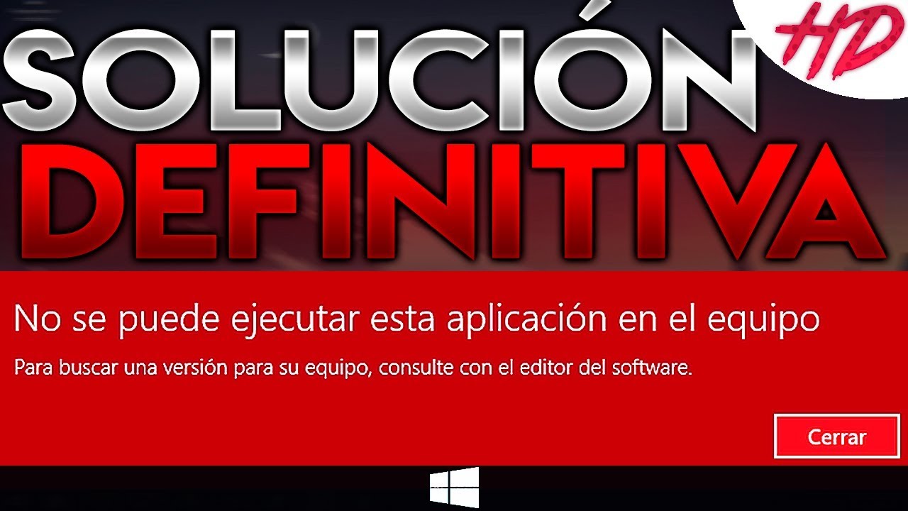 Error FIX: No se Puede Ejecutar Esta Aplicación en una Máquina Virtual Error FIX: No se Puede Ejecutar Esta Aplicación en una Máquina Virtual