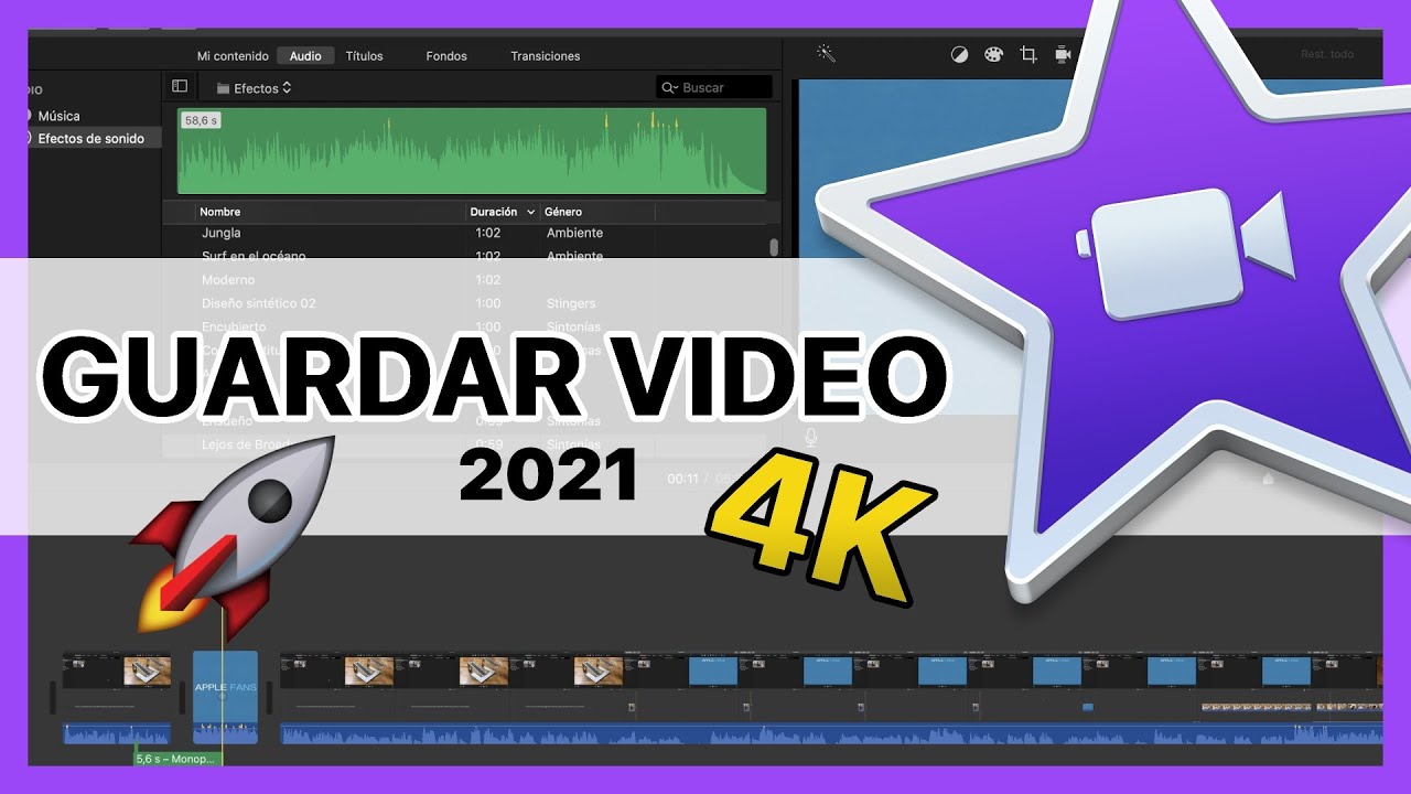 Exportar un video en iMovie