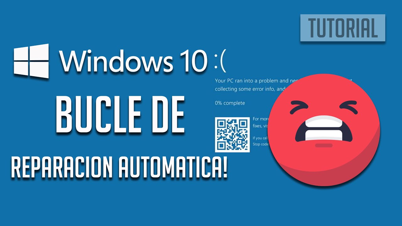 Reparar bucle infinito de reparación automática en Windows 10.
