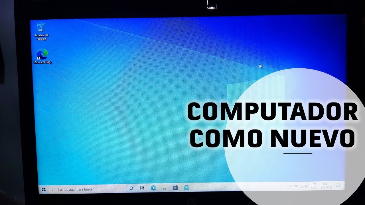 Restablecer Windows 10: De fábrica para venta o donación