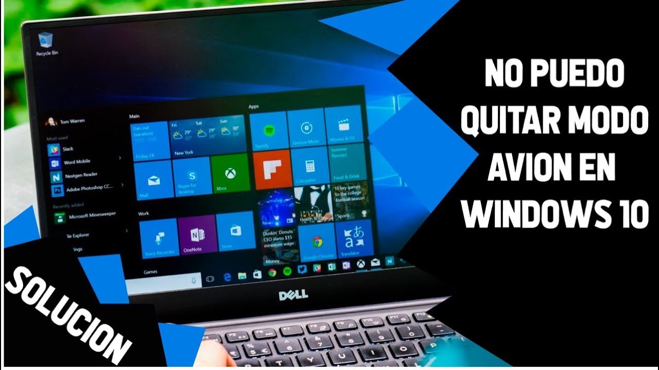 Solución: No se puede desactivar el modo avión en Windows 10 Solución: No se puede desactivar el modo avión en Windows 10