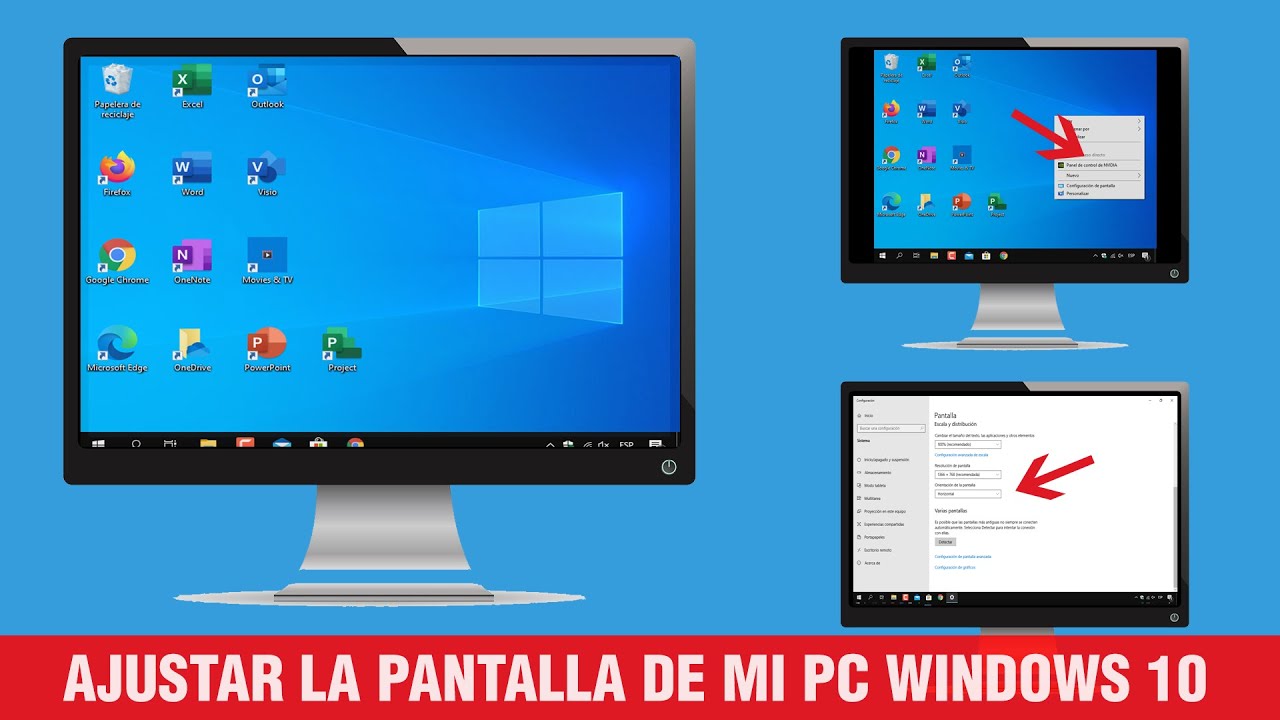 Solución pantalla en Windows 10 Solución pantalla en Windows 10