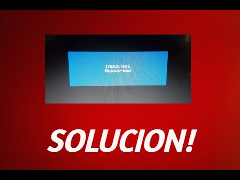 Solucionar problema: Entrada no compatible Solucionar problema: Entrada no compatible