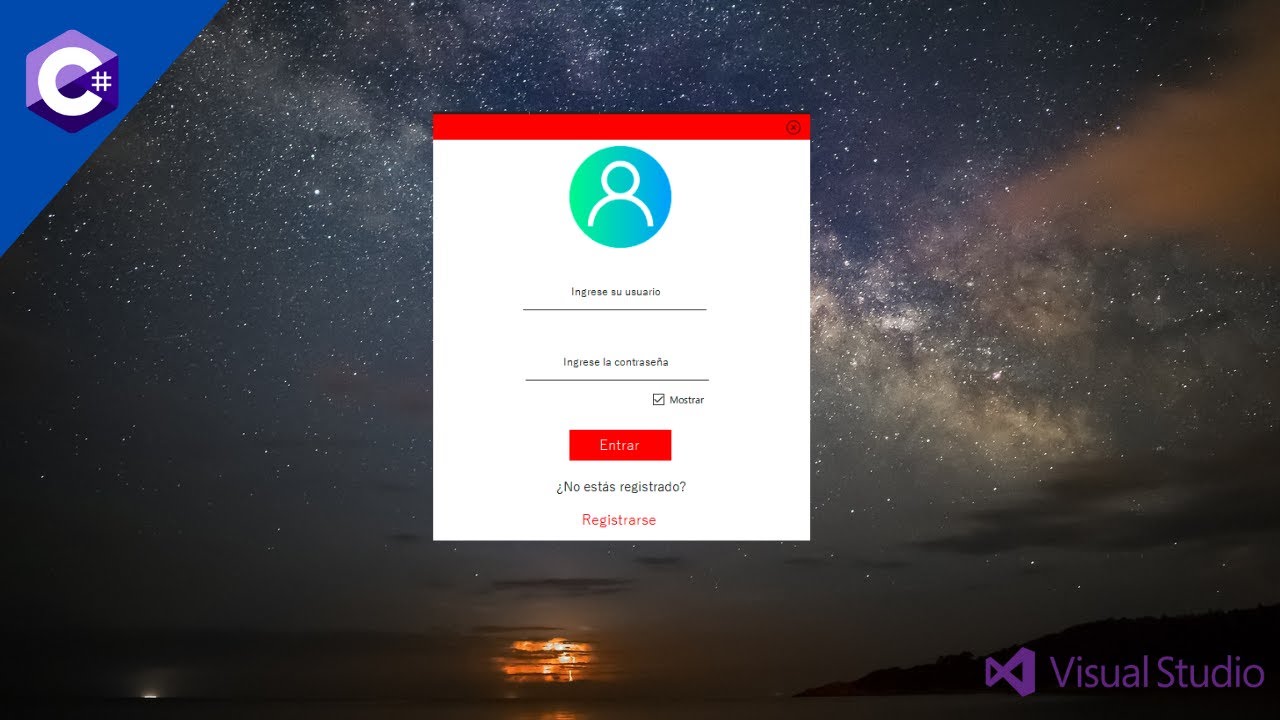 Tutorial C# 2: Crear Formulario de Inicio Sesión con MySql