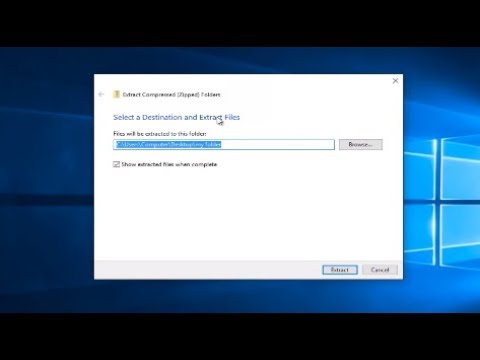 Zip/Unzip de archivos o carpetas en Windows 10 [Tutorial]